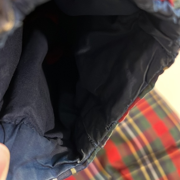 Braetan - vintage plaid, duck down puffer, M - Picture 14 of 14
